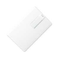 Флеш накопитель USB 2.0 в виде кредитной карты 32GB, пластик, белый