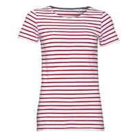 Футболка Miles Women белая с красным, размер L