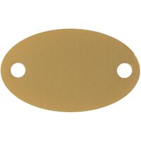 Шильдик металлический Alfa Oval, золотистый