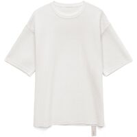 Джемпер с коротким рукавом Siluetti Volumica, молочно-белый, размер XS/S