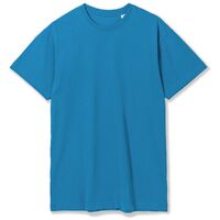 Футболка T-Bolka 180 бирюзовая, размер XS
