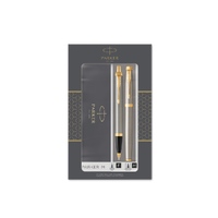 Набор Parker «IM Core Brushed Metal GT»: ручка шариковая, ручка роллер