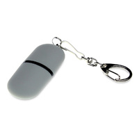 USB 2.0- флешка «Goutte Soft-touch» на 512 Мбайт каплевидной формы