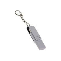 USB 2.0- флешка на 8 Гб с поворотным механизмом и дополнительным разъемом Type-C
