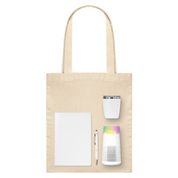 Подарочный набор Велком Пак Гэлакси (Welcome Pack Galaxy), белый  (термокружка, очиститель воздуха, ежедневник, ручка, шоппер)