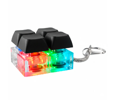 Брелок Press Anti Stress с LED подсветкой (фонарик), черный