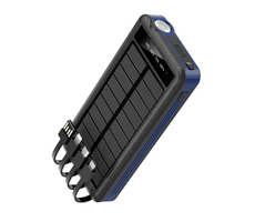 Внешний аккумулятор Xyron с солнечной панелью, 10000 mAh, синий