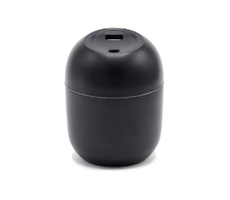 Светодиодный USB увлажнитель Egg с подсветкой, черный-S