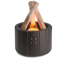 Светодиодный USB увлажнитель-аромадиффузор Bonfire с пультом Д/У, чёрный