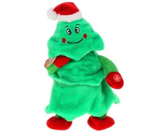 МЯГКАЯ ИГРУШКА МЕХАНИЧЕСКАЯ "ЕЛОЧКА" В КОЛПАКЕ ПОЕТ, ХОДИТ 333858