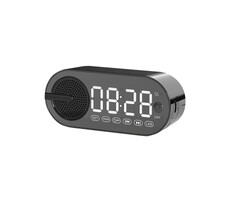 Колонка беспроводная MyTone Sound Clock c часами, черная