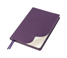 Ежедневник Flexy Soft Touch Latte А5, фиолетовый, недатированный, в гибкой обложке