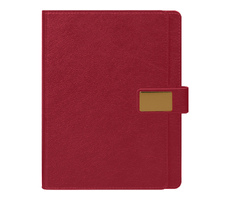 Ежедневник в суперобложке Country Alfa Mocco Business Edition B5, полутвердый, бордовый с золотом