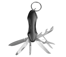 Брелок-/мультитул Tools Coin, мультифункциональный, 6 в 1, черный