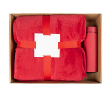 Набор подарочный Solution Superior Duo (плед Super Soft Comfort, термос Urban), красный