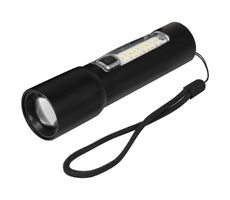 Фонарь Tools Ghent, алюминиевый, аккумуляторный, с зарядкой type-c, черный