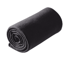 Плед дорожный флисовый Comfort Travel Blanket Warm, темно-серый, размер 152*127 см
