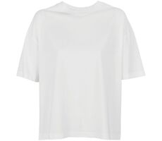 Футболка оверсайз женская Boxy Women, белая, размер L