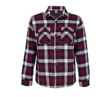 Куртка-рубашка оверсайз унисекс Noah, бордовая, размер 3XL/4XL