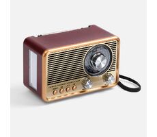 Bluetooth-колонка с радио Listenberg, коричневая