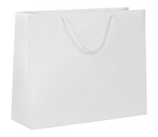 Пакет бумажный с ламинацией Lami Tote L, белый