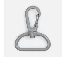 Застежка-карабин Snap Hook, L, серая