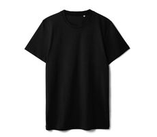 Футболка мужская T-bolka Stretch, черная, размер S