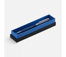 Ручка шариковая Eyeshot Soft Touch в футляре, темно-синяя