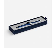 Ручка шариковая Broad Ring Soft Touch в футляре, синяя