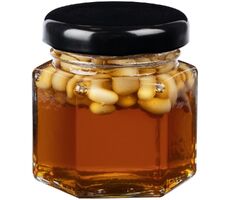 Мед Bee To Bear Mini ver.2, с кедровыми орехами