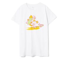 Футболка детская Skateboard, белая, 6 лет