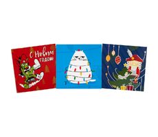 Набор Warmest Wishes: 3 открытки с конвертами