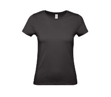 Футболка E150 женская, черная, размер 3XL
