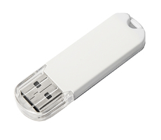 USB flash-карта UNIVERSAL (8Гб), белая, 5,8х1,7х0,6 см, пластик