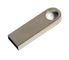 USB flash-карта SMART (8Гб), серебристая, 3,9х1,2х0,4 см, металл