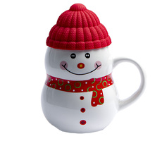 Кружка SNOWMAN с крышкой