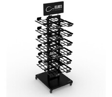 Стойка напольная_ATLANTIS BLACK RETAIL DOUBLE SIDE DISPLAY