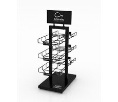 Стойка настольная_ATLANTIS BLACK RETAIL DOUBLE SIDE DISPLAY