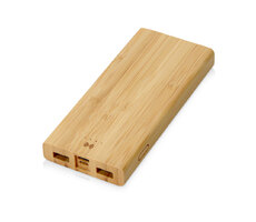 Внешний беспроводной аккумулятор из бамбука «Bamboo Air», 10000 mAh