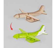 Деревянный 3d пазл «Самолет»