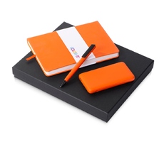 Подарочный набор «COLOR IT» c блокнотом, ручкой и повербанком, 10000 mAh
