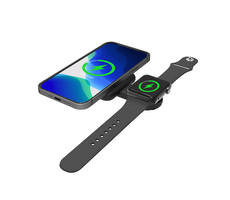 Складная беспроводная (15W) зарядная станция "I-Fold" для смартфона, часов/наушников