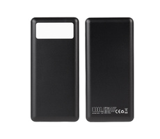 Зарядное устройство "Lumos" 10000 mAh с фонариком, черный
